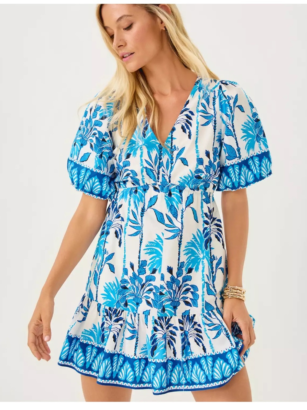 NWT Lilly Pulitzer Kentlee Dress, Coconut Swaying in the Wind